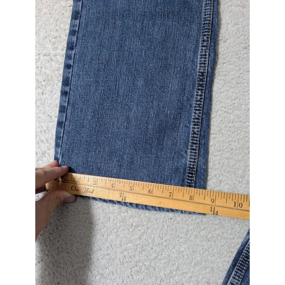 Wrangler Retro Jeans Mens‎ 34x32 Blue Stretch Slim Straight WLT77LY